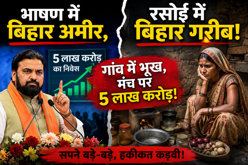 माता जी, निवेश चाहिए या सस्ता राशन?”उत्तर में पूरा अर्थशास्त्र मिल जाएगा : रंजीत कुमार